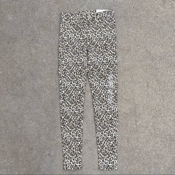 AEO High Rise Jegging Next Level Stretch Cheetah Leopard 2 REGULAR NEW - Picture 2 of 6